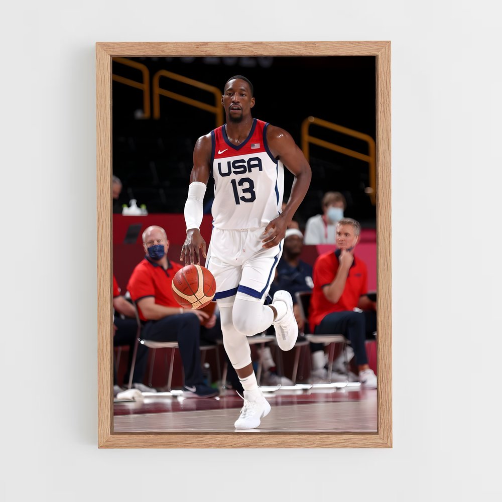 Poster Bam adebayo exceptionnel – affiche Basketball (vue 4)